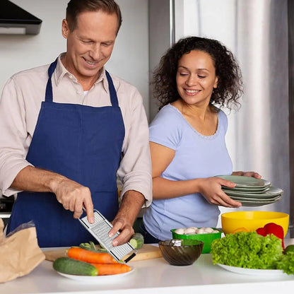 Stainless Steel 4-in-1 Multi-Purpose Vegetable Slicer with Adjustable Blades - Versatile and Safe Chopping Tool, Perfect Gift for Any Occasion