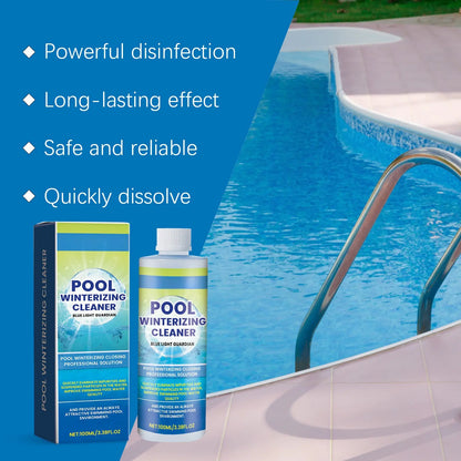 Advanced Pool Water Clarifier - Quick-Acting Formula for Above Ground and Inground Pools - Effectively Removes Cloudiness, Suspended Particles, and Impurities - Long-Lasting Water Treatment, 100ml