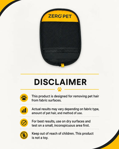 Reusable Pet Hair Removal Mitt - Double-Sided Fur Cleaning Glove for Dogs and Cats, Ideal for Furniture, Carpets, Car Mats, and Clothing